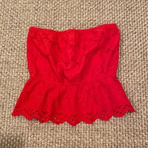 Forever 21 lace strapless top